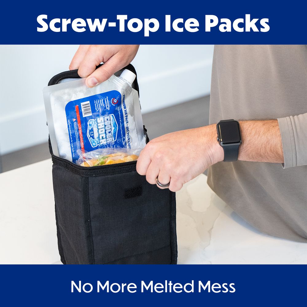 Screw-Top Ice Packs from Cooler Shock
